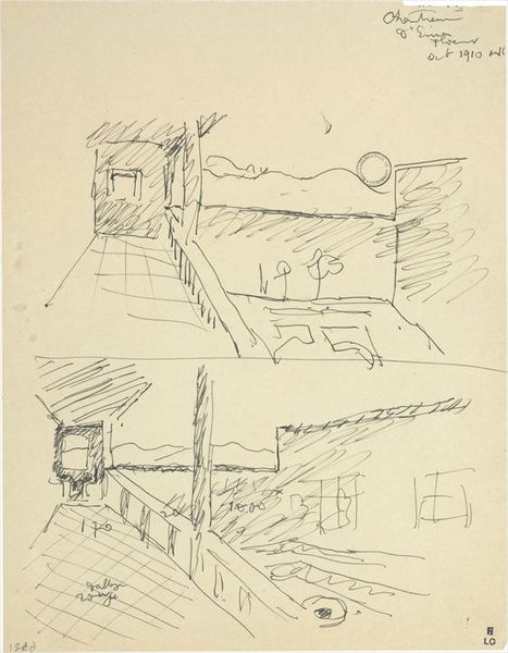 Ле Корбюзье. Рисунки картезианского монастыря в Галлуццо. 1910
