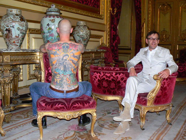 Вим Дельвуа и Тим Стейнер в интерьерах апартаментов Наполеона III в Лувре. 2012. Courtesy Studio Wim Delvoye