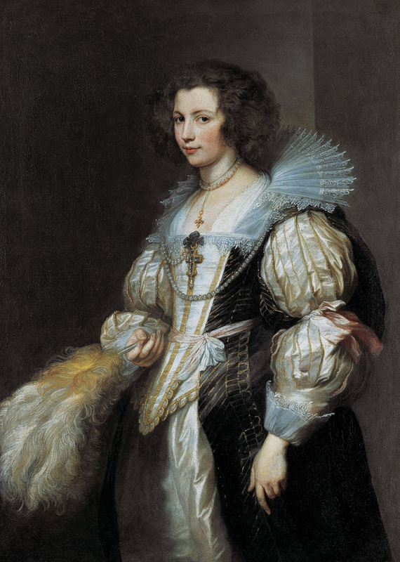 Антонис ван Дейк. Портрет Марии де Тассис (1611–1638) Около 1629–1630. Холст, масло. ЛИХТЕНШТЕЙН. <br>  Княжеские собрания, Вадуц — Вена